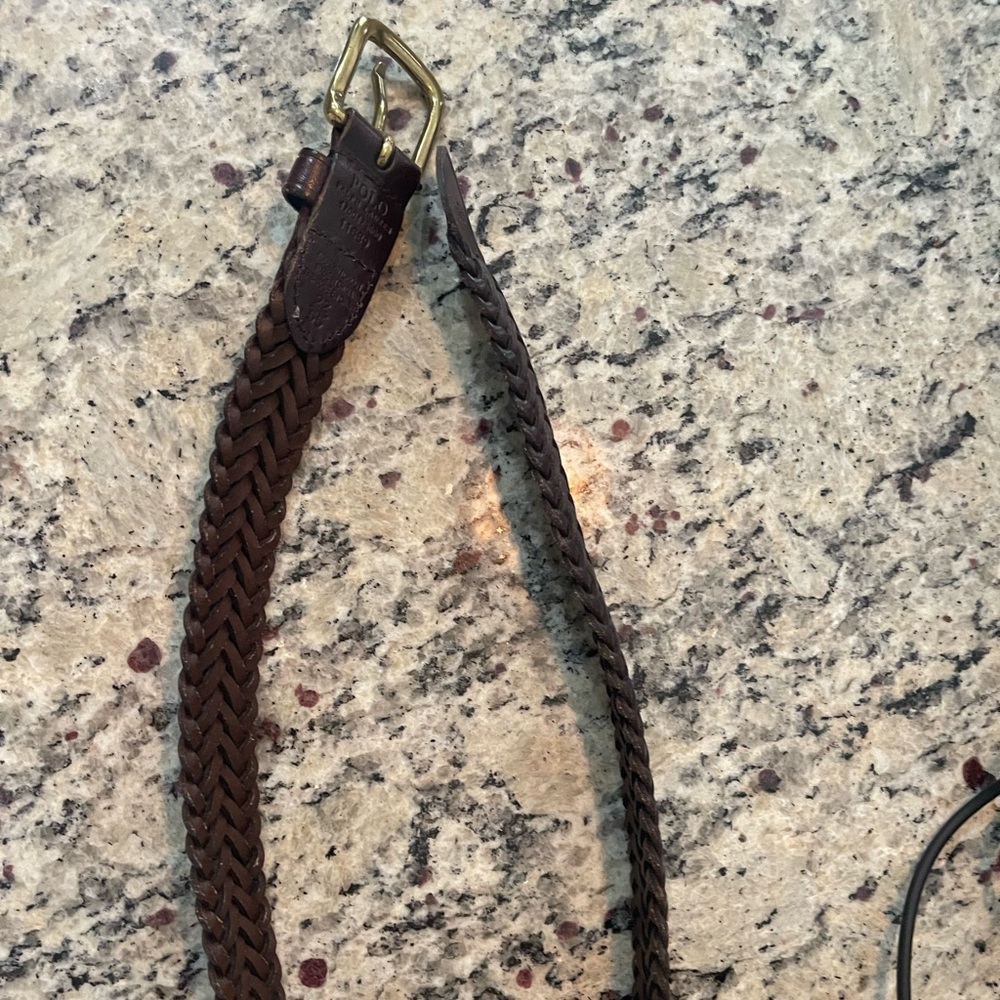 Polo by Ralph Lauren Brown Braided Kids Belt